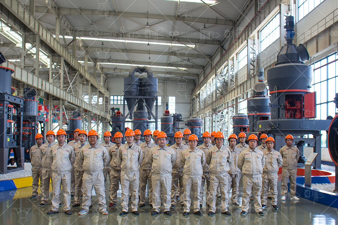 MTW European Trapezium Mill processing attapulgite clay in an industrial setting.